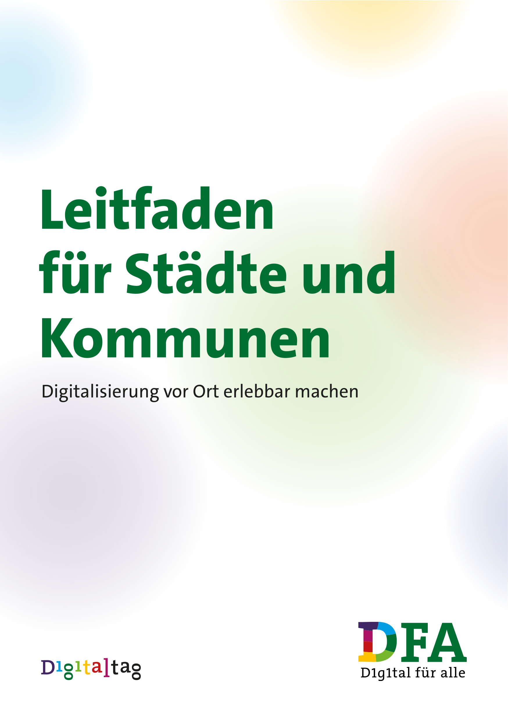 Titelbild des Leitfadens für Städte und Kommunen