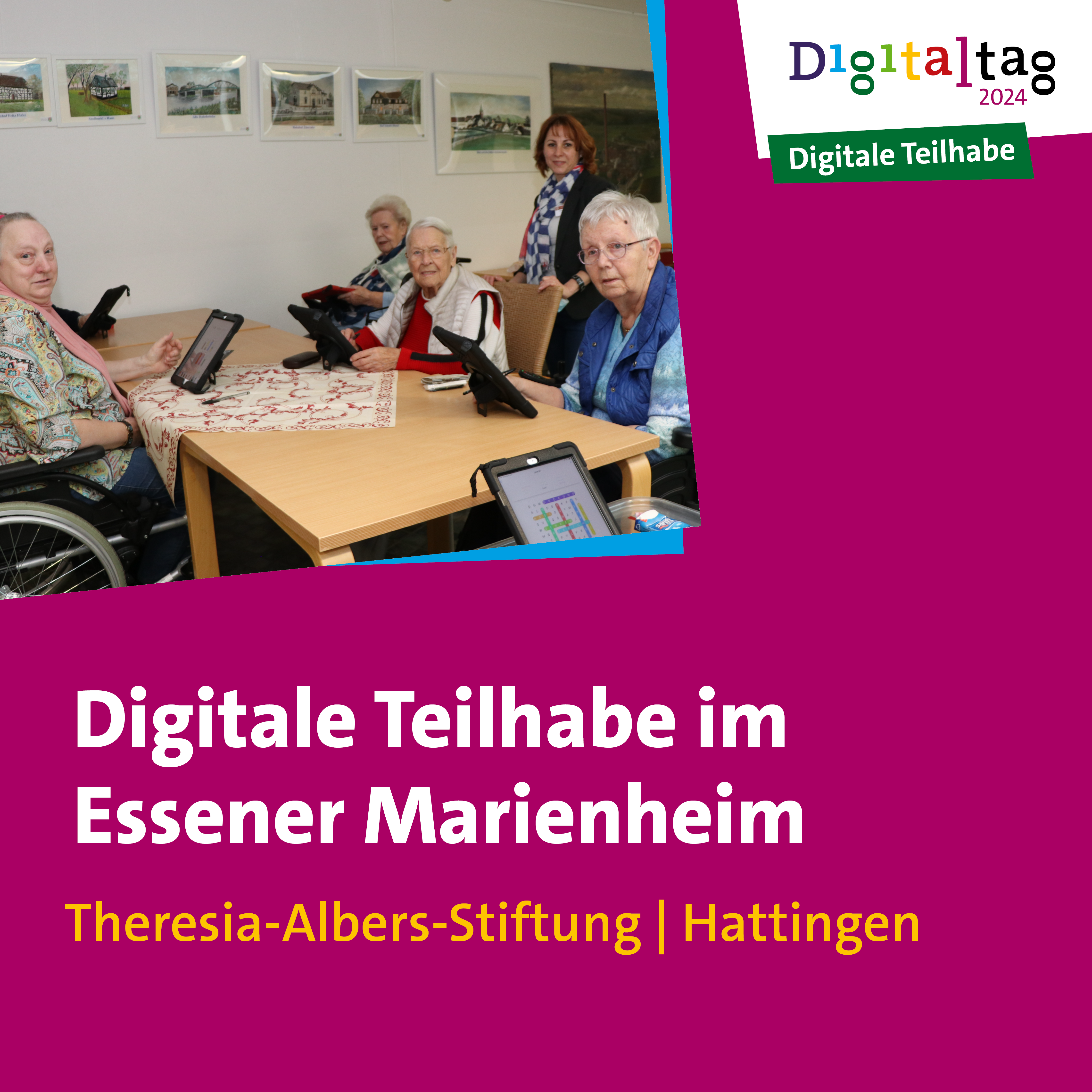 Digitale Teilhabe im Essener Marienheim