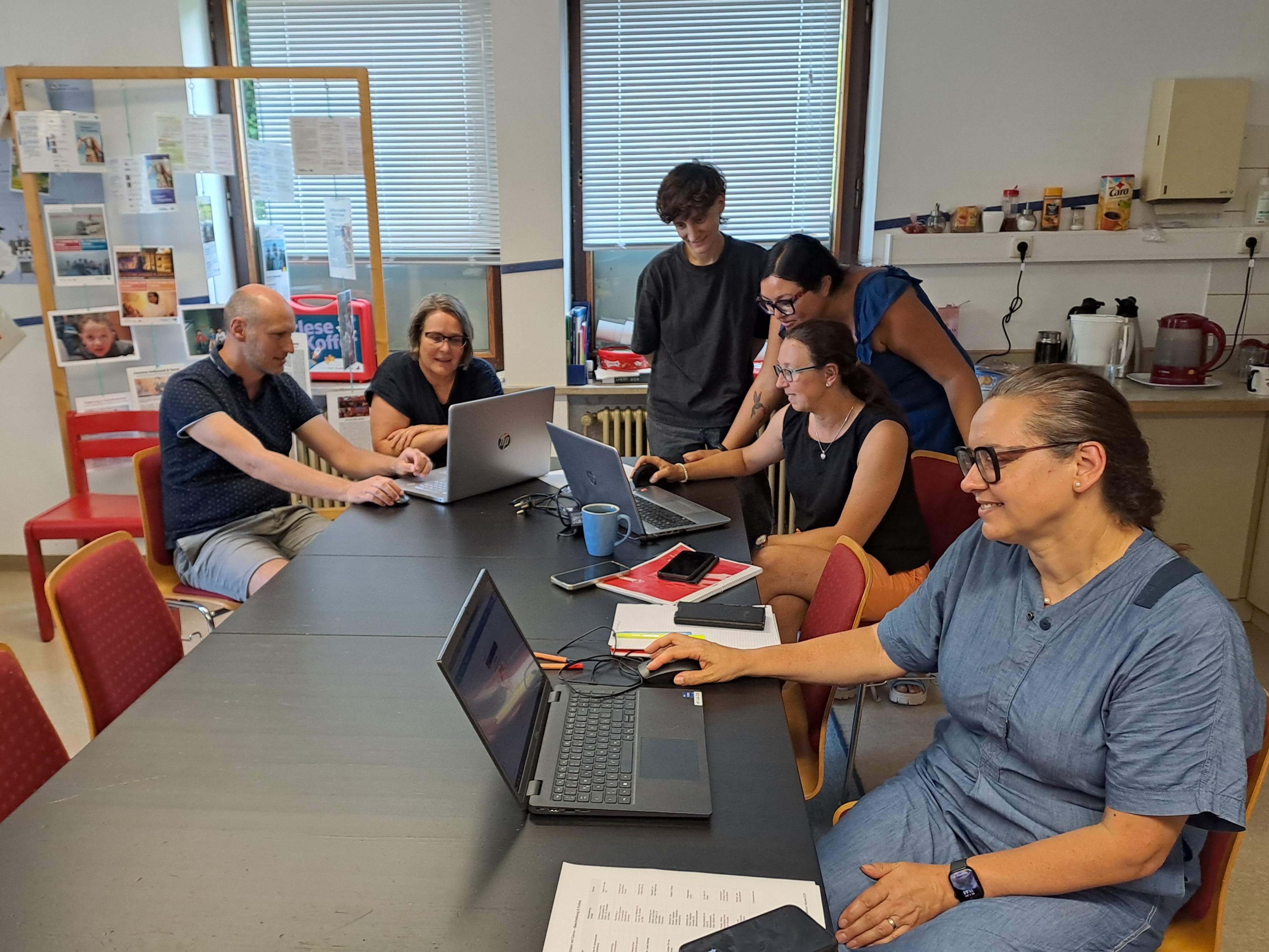Foto der Digitaltag-Aktion der Diakonie Allgäu