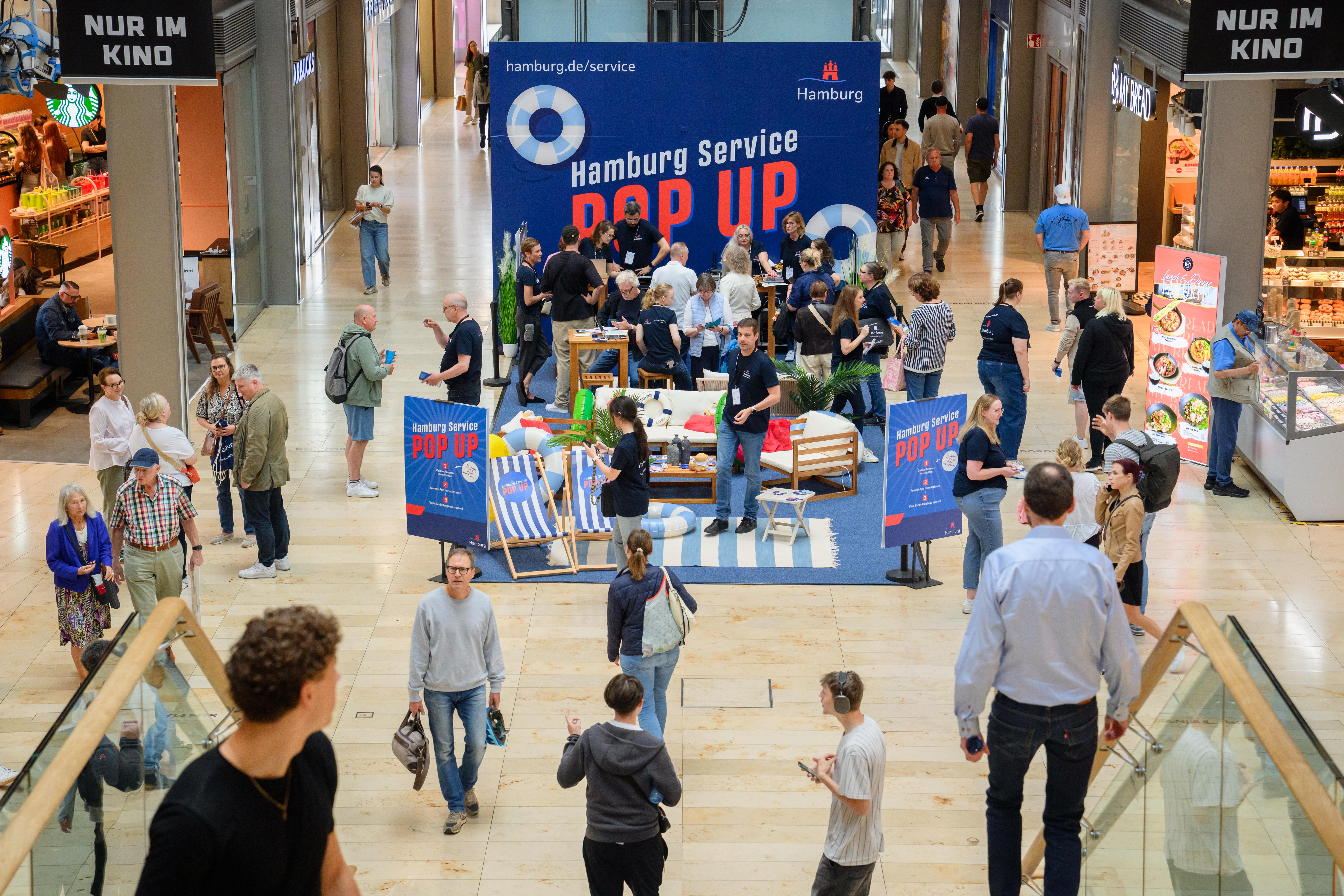 Foto vom Hamburg Service Pop-up am Digitaltag