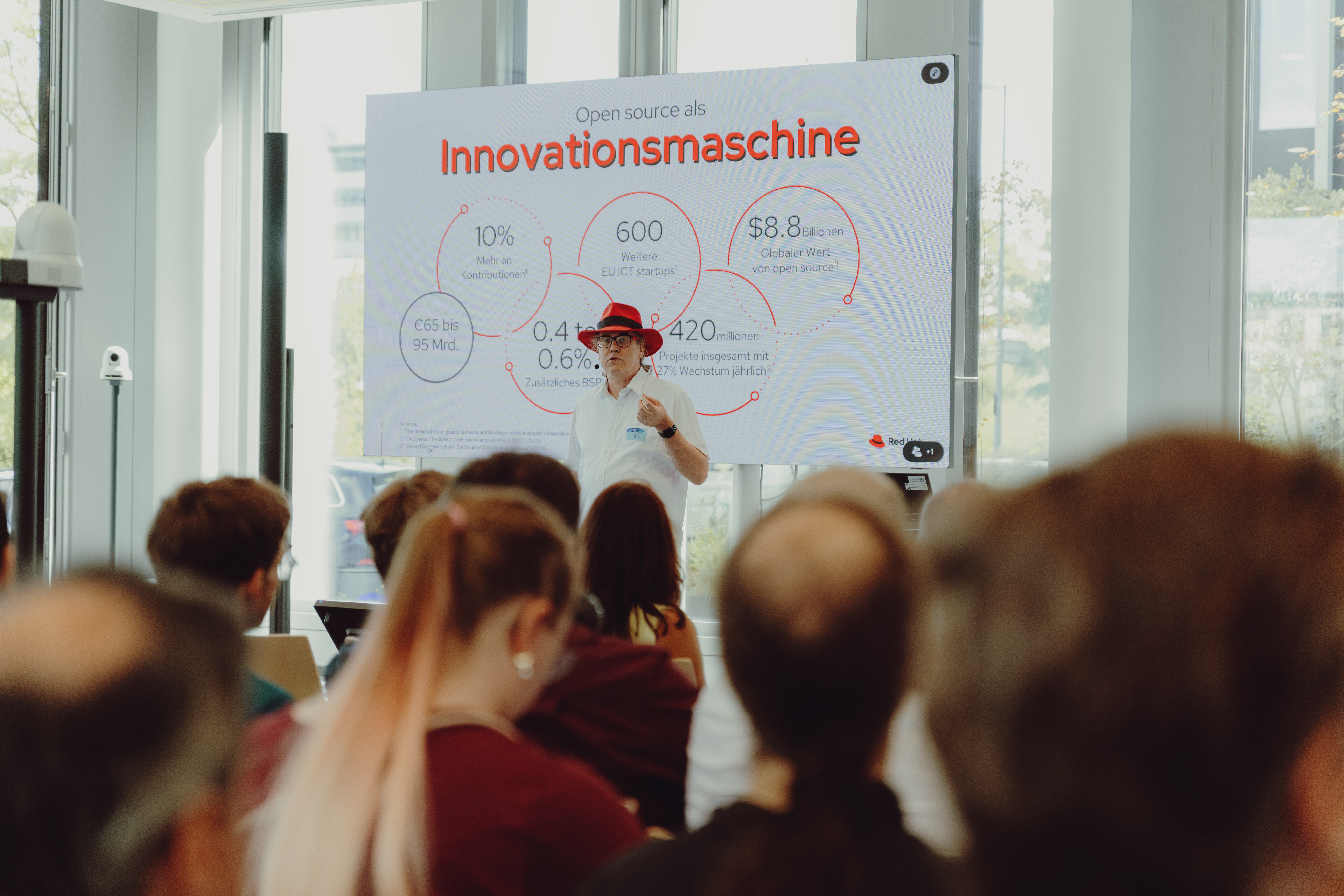 Foto von der Digitaltag-Aktion der Stadt München zum Thema „Open Source & Digitale Souveränität“