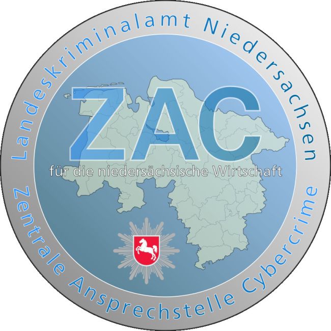 Logo Landeskriminalamt Niedersachsen - Zentrale Ansprechstelle Cybercrime (ZAC)