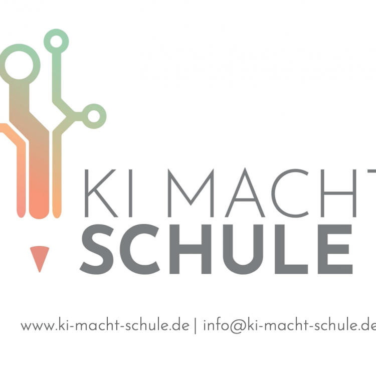 Logo mit Schriftzug: KI macht Schule