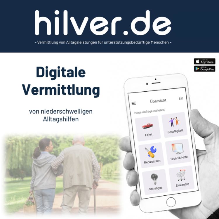 Infografik zur hilver-App