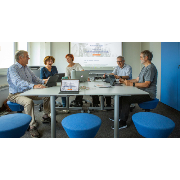 Foto einer Veranstaltung der Technikbotschafterinnen und -botschafter