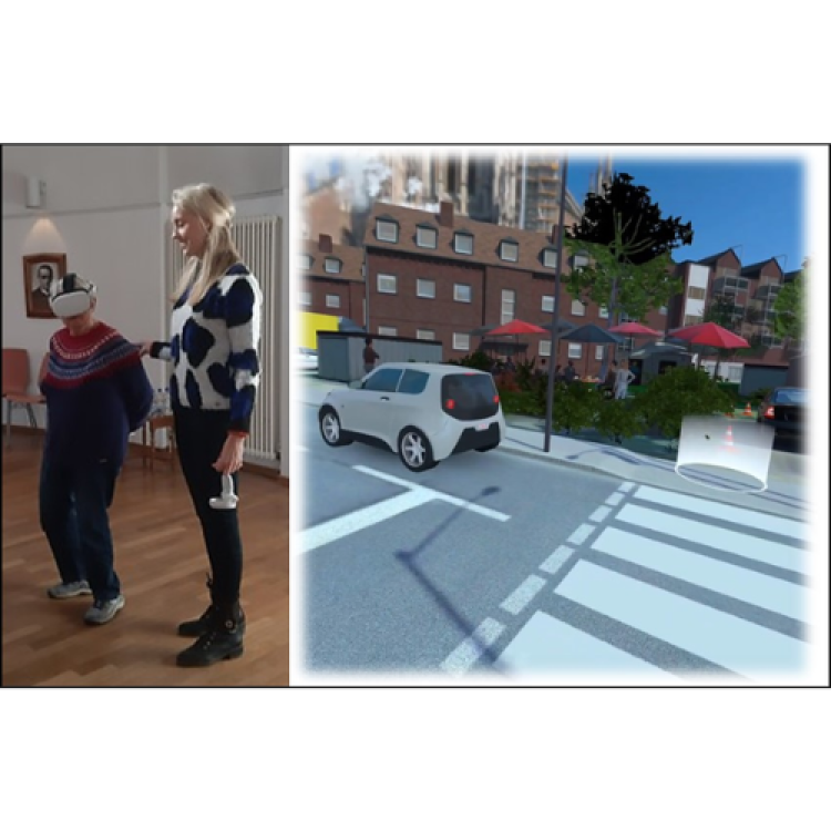 Foto der Virtual Reality-Trainingsanwendung 